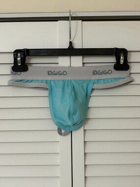 Gigo Thong--Blue/White